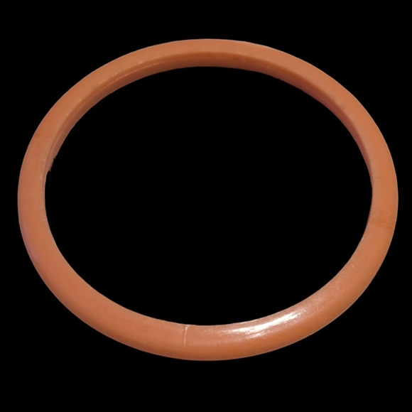 Coral Colour Acrylic Bangle L12 - Picture 2 of 2